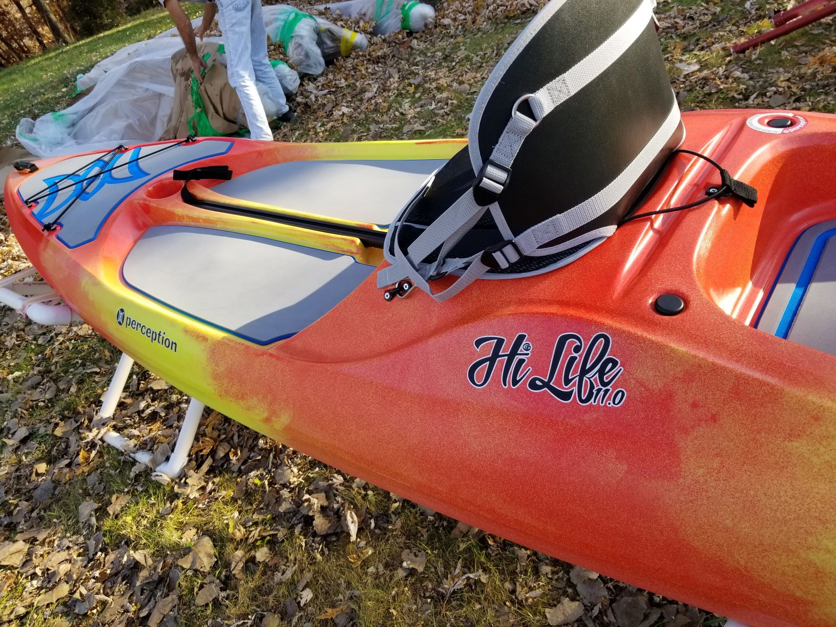 Perception Hi Life 11 Hybrid SUP kayak Sunset - Some Beach Outfitters